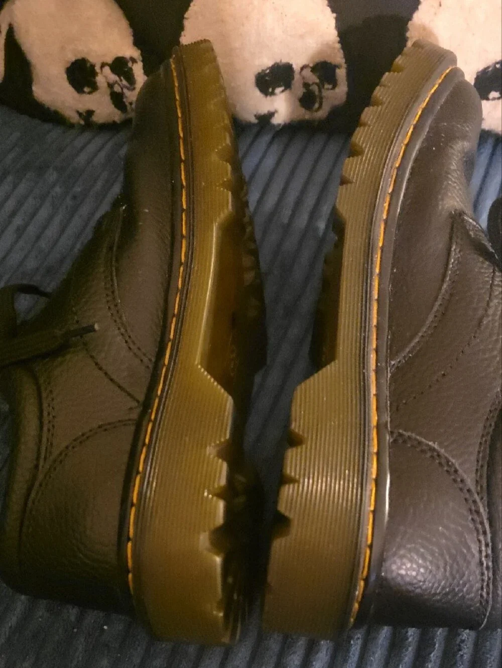 Dr. Martens Black Leather Ashfeld Oxford Shoes Unisex M7/W8